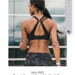 Forest camo adjustable mesh bra